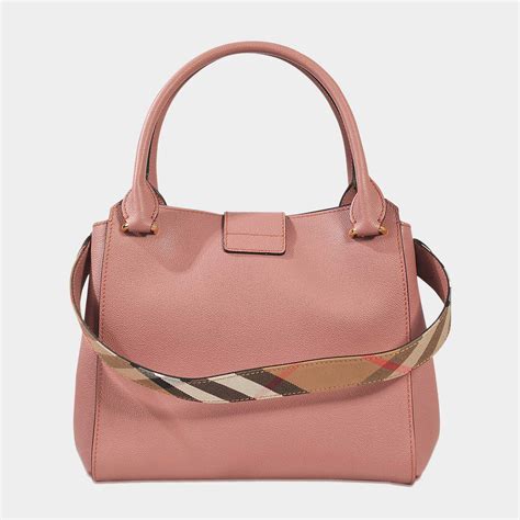 burberry buckle medium tote pink|Burberry Medium Buckle Tote .